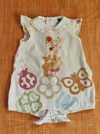 Pagliaccetto Thun bianco taglia 6 mesi