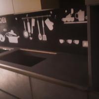 piano in laminato finitura ardesia