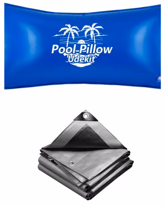 CUSCINO GONFIABILE X PISCINA + TELO  COP. INERNALE