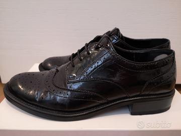 Scarpe vernice nere modello uomo stringate n.36