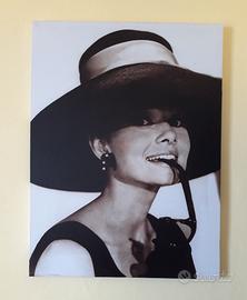 Audrey Hepburn - Stampa su tela