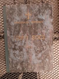 Democrazia Cristiana  Libro Soci 1952 in bianco