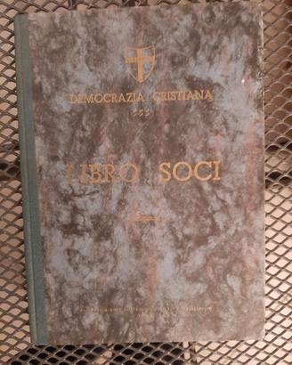 Democrazia Cristiana  Libro Soci 1952 in bianco