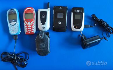 cellulari vintage Motorola a conchiglia/Siemens