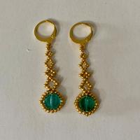 Orecchini pendenti donna dorati