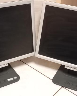 2 Monitor LCD Acer AL1916W A - 19" Widescreen come
