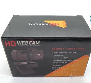 WEBCAM 2K PC VIDEO CON MICROFONO