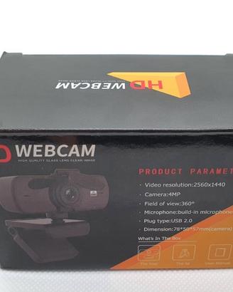WEBCAM 2K PC VIDEO CON MICROFONO