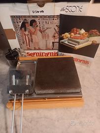 piastra pietra ollare refrattaria per cottura carn