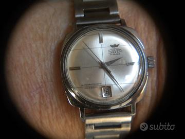 Silver automatico anni 70 acciaio uomo