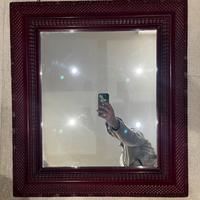 Specchio d’epoca anni ’20–’30, cornice Biganzoli