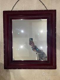 Specchio d’epoca anni ’20–’30, cornice Biganzoli