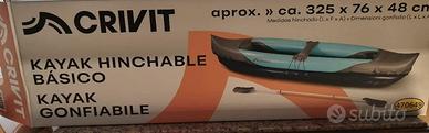 kayak gonfiabile Crivit da 2 posti 325x76x48