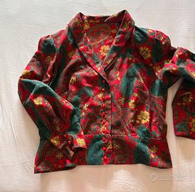 Blusa e gonna vintage di sartoria