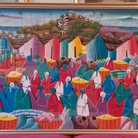 Grande quadro caraibico