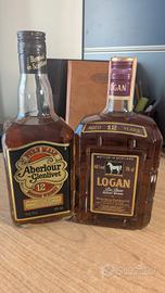 Lotto 2 Bottiglie Scotch Whisky Vintage Anni 80