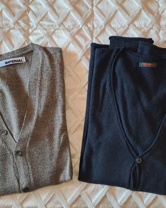Maglione cardigan lana uomo IMPERIAL Tg.L 