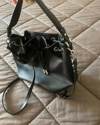 borsa VALENTINO a secchiello nera