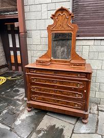 Stupenda cassettiera con specchio fine 900
