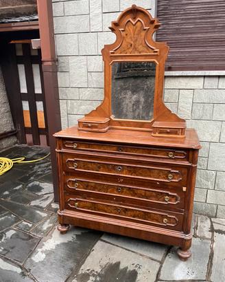 Stupenda cassettiera con specchio fine 900