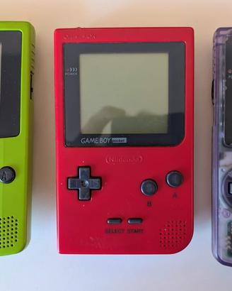 Lotto 3 Game Boy (Color/Pocket) + Pokemon