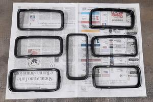 Kit Modanatura Griglia Nero per jeep Renegade 