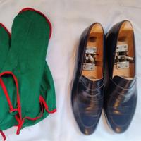 Mocassini modello College con fascia, da uomo, blu