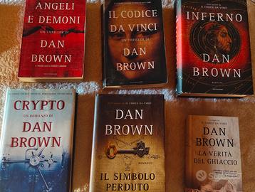 📚 lotto 6 libri di Dan Brown - Thriller mozzafiat