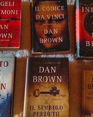 📚 lotto 6 libri di Dan Brown - Thriller mozzafiat