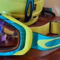 Maschera Oakley Crowbar Iridium + Casco Sci Giro