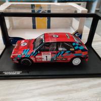 modellino 1 18 solido lancia delta rally Sanremo 
