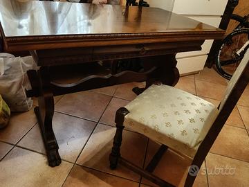 SCRIVANIA STILE NEORINASCIMENTO 