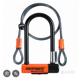 Lucchetto a U Kryptonite per bicicletta