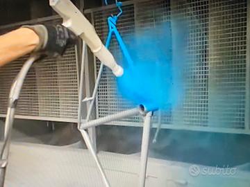 Verniciatura a polvere e sabbiatura