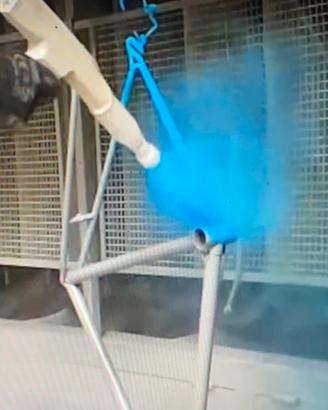 Verniciatura a polvere e sabbiatura