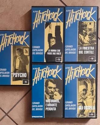 5 VHS ORIGINALI HITCHCOCK
