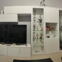 Mobile tv bianco e GRIGIO