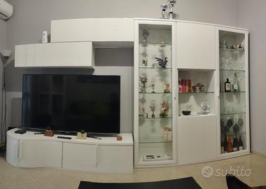 Mobile tv bianco e GRIGIO