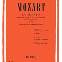 Spartito concerto per clarinetto orchestra 