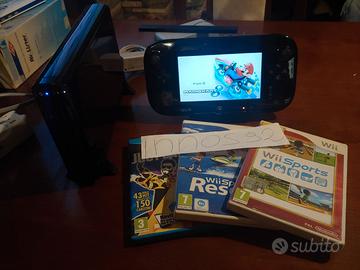 Console WII U Nera 32GB Accessoriata con Giochi