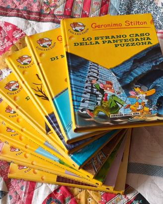 8 Libri Geronimo Stilton con copertina rigida