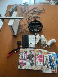 nintendo wii con giochi e set completo