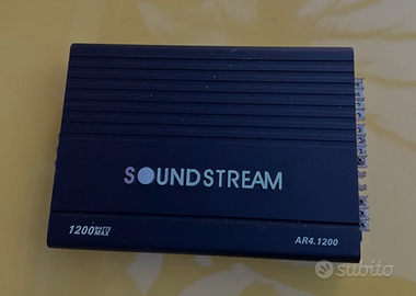 Amplificatore  4 canali Soundstream AR4. 1200