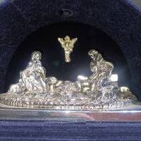 Scrigno Presepe Laminato Argento