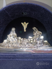 Scrigno Presepe Laminato Argento