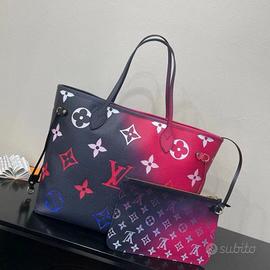 Borsa tote Louis Vuitton Neverfull MM/media con cu