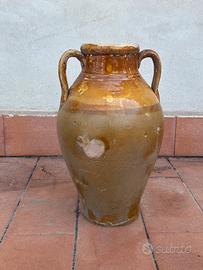 Anfora in terracotta, caposone pugliese anni ‘60.