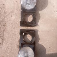 Fari ante sx/dx carello con supporti fiat 131/132