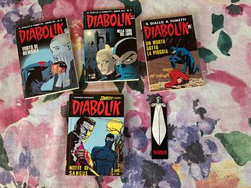 Fumetti diabolik anni 2000 con segnalibro