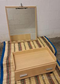 specchio bagno + cassettone